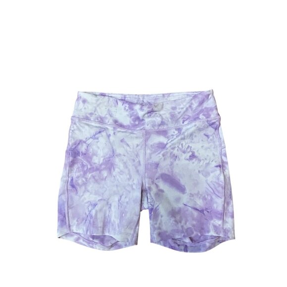 Outdoor Voices XS TechSweat 6” Shorts in Maypop Tie-Dye Large - Picture 1 of 5